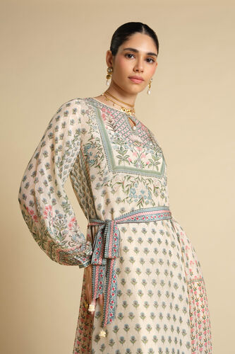 Azhaki Printed Kaftan - Natural, Natural, image 5